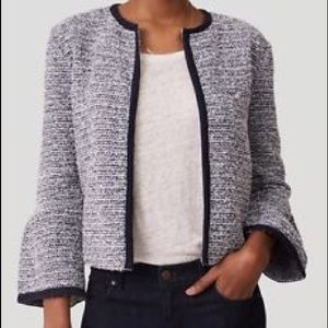 Loft Tweed Bell-sleeve blazer